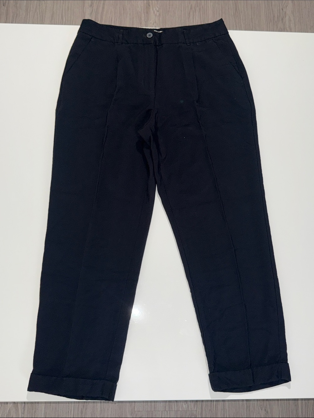 Loft Skinny Ankle Pants Stretchy Womens Size 8 Black